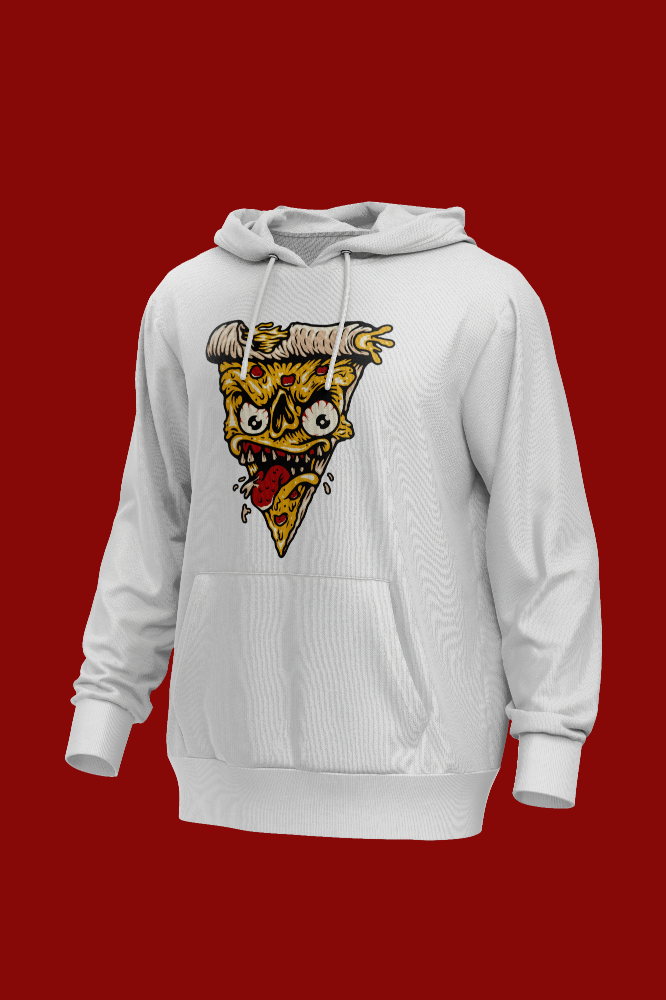Hoodies Depsta Original Funny Pizza Face Man